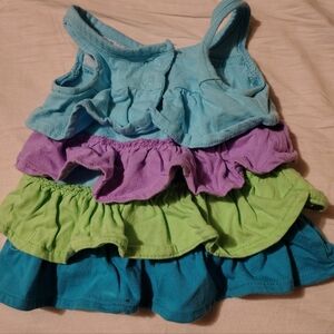***Small Wonders. Colorful Infant Tiered Baby Dress, Discounted Shopping this We